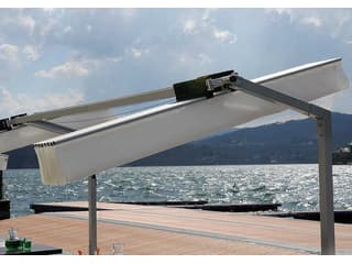 FIM Flexy Aluminum 10 x 10 Foot Rectangular Offset Outdoor Umbrella