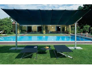 FIM Flexy Aluminum 10 x 14 Foot Rectangular Offset Patio Umbrella