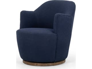 Aurora Swivel Chair Westgate Indigo Bouclé