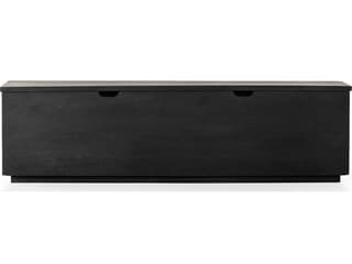 Four Hands Harmon Duncan Flint Black Mango Wood Trunk