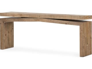 Matthes Console Table 79-inch Rustic Natural