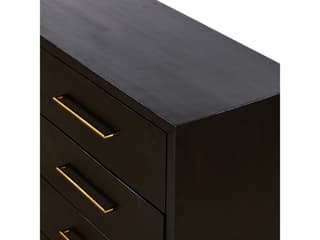 Four Hands Suki 6 Drawer Dresser - Burnished Black