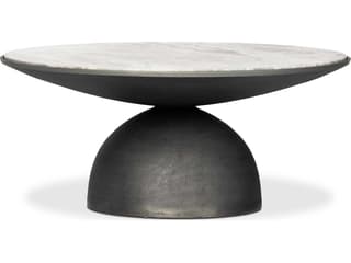 Marlow Corbett Round Marble Coffee Table