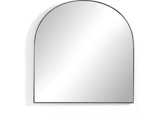 Georgina Wide Mirror in Matte Black