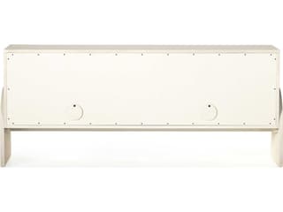 Four Hands Callahan Cressida 72" Ivory Painted Linen Light Antique Brass Sideboard