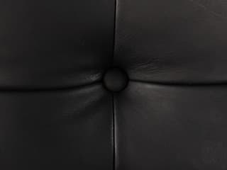 Four Hands Kensington Halston Black Leather Accent Chair