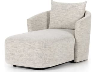 Farrah Chaise Lounge Modern Sculpted Lounger