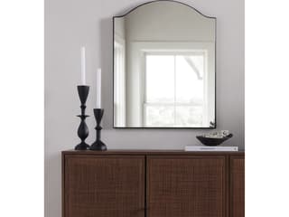 Four Hands Asher Jacques Gunmetal  Small Mirror