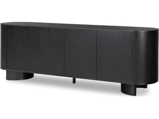Four Hands Haiden Paden 94 Acacia Wood Aged Black Solid Sideboard
