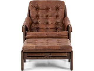 Four Hands Kensington Chair and Ottoman Set
