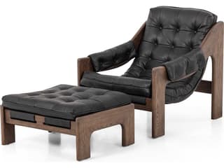Four Hands Kensington Chair and Ottoman Set