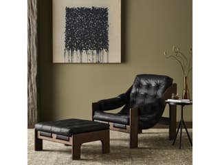 Four Hands Kensington Chair and Ottoman Set