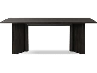 Four Hands Haiden Rectangular Wood Smoked Black Veneer Dining Table