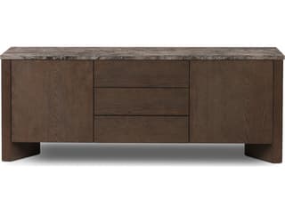 Four Hands Allston 72" Brown Oak Veneer Media Console