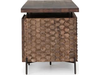Four Hands Fallon Raffael Brown Mango Wood Executive Desk