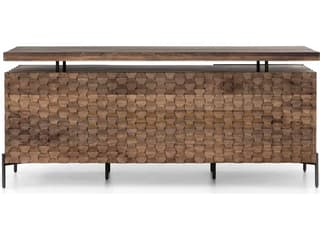 Four Hands Fallon Raffael Brown Mango Wood Executive Desk