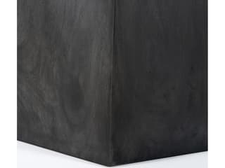 Four Hands Harmon Kesling Round Wood Coal On Mango Dining Table
