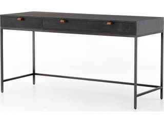 Four Hands Fulton Trey Black Poplar Wood Writing Desk
