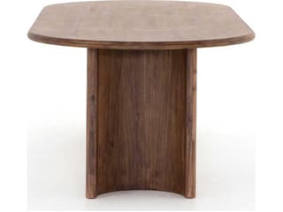Four Hands Haiden Paden Oval Wood Seasoned Brown Acacia Solid Dining Table
