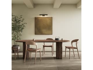 Four Hands Haiden Paden Oval Wood Seasoned Brown Acacia Solid Dining Table