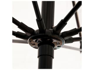 Frankford Patio Umbrellas Monterey Fiberglass Market 8 x 10 Foot Rectangular Crank Auto Tilt Patio Umbrella