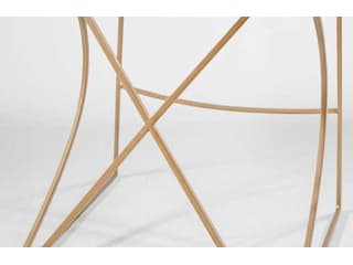 Gabby Johnson Antique Gold & Clear Acrylic Counter Stool