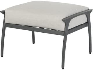 Amari Aluminum Carbon Outdoor Ottoman