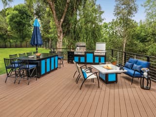 Gensun Amari Aluminum Carbon Stationary Patio Counter Stool