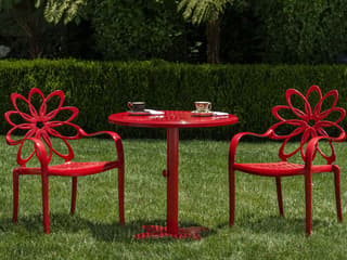 Gensun Lotus Cast Aluminum Dinning Set