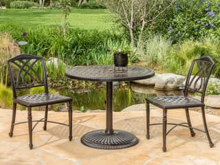 Gensun Terrace Cast Aluminum Dinning Set