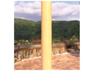 Galtech Quick Ship Cafe & Bistro Wood 7.5 Foot Octagon Push Up Lift Outdoor Patio Umbrella