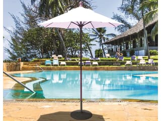 Galtech Quick Ship 6 Foot Antique Bronze Manual Lift Patio Umbrella