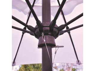 Galtech Quick Ship 6 Foot Antique Bronze Manual Lift Patio Umbrella