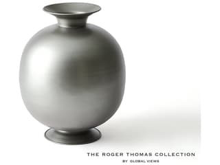 Bronzino Baluster Gunmetal Vase - Thumbnail 4