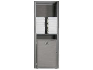 Grosfillex Sunset Sling Aluminum Mandras Blue/Platinum Gray Towel Valet Single Unit