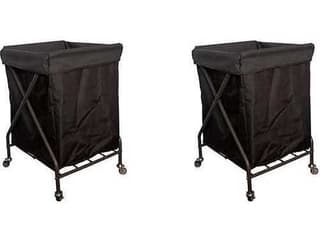 Grosfillex Sunset Sling Aluminum Cognac/Fusion Bronze Towel Valet Double Unit