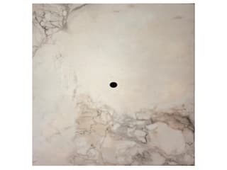 Grosfillex Molded Melamine Resin Almeria Square Table Top with Umbrella Hole