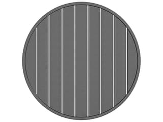 Latitude Aluminum Round Table Top