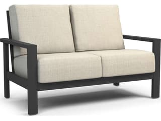 Homecrest Elements Cushion Aluminum Outdoor Patio Loveseat