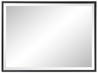 Howard Elliott Black Rectangular Wall Mirror