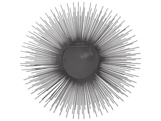 Howard Elliott Helios Graphite Sunburst Wall Mirror