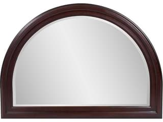 George Chocolate Arched Wall Mirror with 1-Inch Bevel