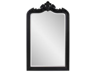 Medici Ornate Matte Black Wall Mirror