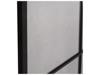 Howard Elliott Racine Powdercoated Black Rectangular Wall Mirror