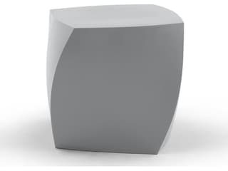 Heller Outdoor Gehry Left Twist cube - Silver