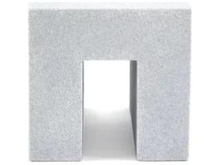 Vignelli Stoned Recycled Polyethylene Ottoman