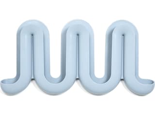 Swell Wall Catchall and Coat Rack in Light Blue