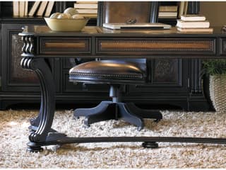 Hooker Furniture Telluride Black Hardwood Writing Desk