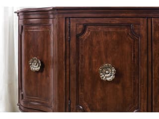 Luxecor Heritage 78" Cherry Wood Maraschino Sideboard