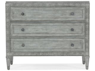 Hooker Furniture Charleston 3-Drawers Waterscape Blue Maple Wood Accent Chest